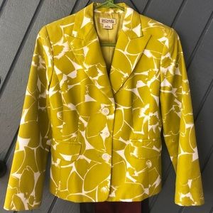💋HP💋 Michael Kors Green and White Blazer